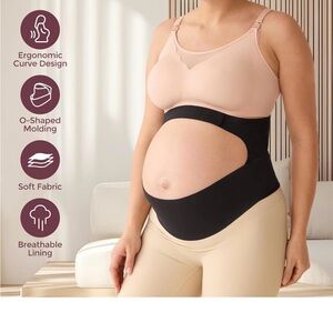 Maternity Support Belly Band - Black